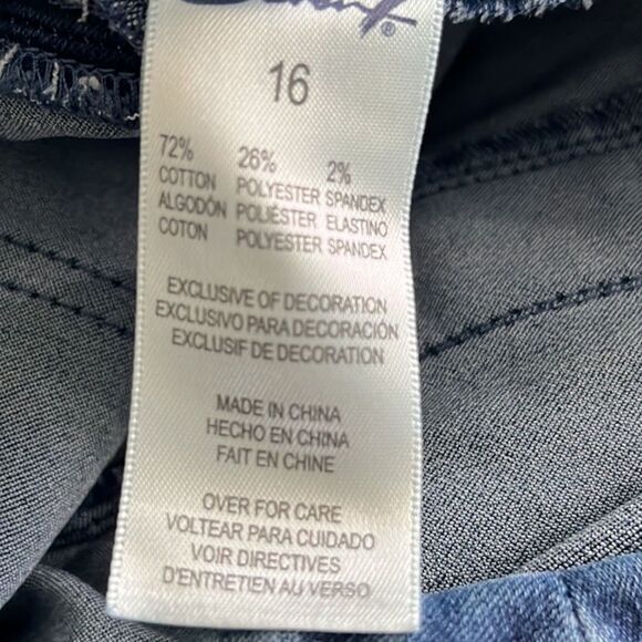 Seven7 Tummy Toner Capri Jeans Size 16 NWOT - Picture 12 of 12